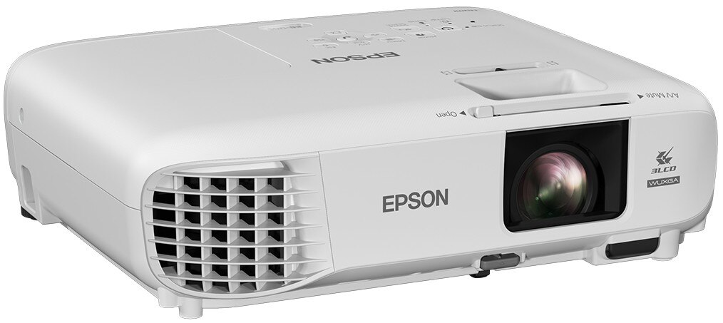 Full HD 1920 x 1200 pixels,
15,000:1 contrast ratio,
3400 lumens brightness,
2 HDMI ports,
Wireless optional,
Affordable full HD projector for Movies and Presentations available at Viewtech Hyderabad, the Authorized Epson Projector Dealers.