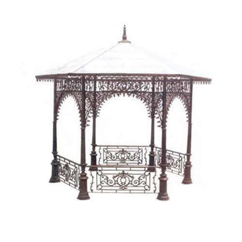 We have gained a huge pleasure in the industry by offering a wide range of Fancy Iron Gazebo.
Features:
Supreme finish
Optimum durability
Weather proof
Applications:
Resorts
Parks