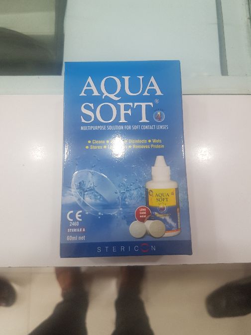 Aqua Soft for contact lenses cleaning