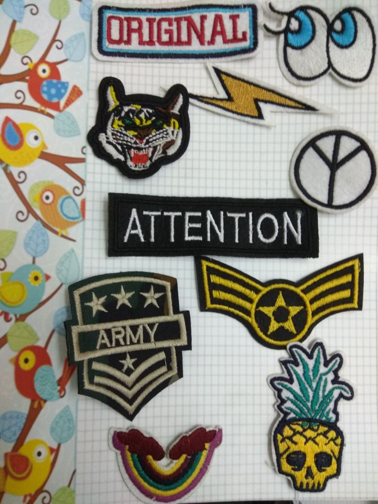 Embroided Patches can be used in bags used by young generations to make it attractive
