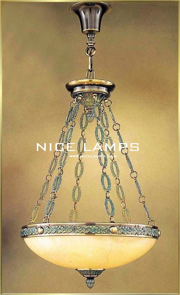 Alabaster chandelier