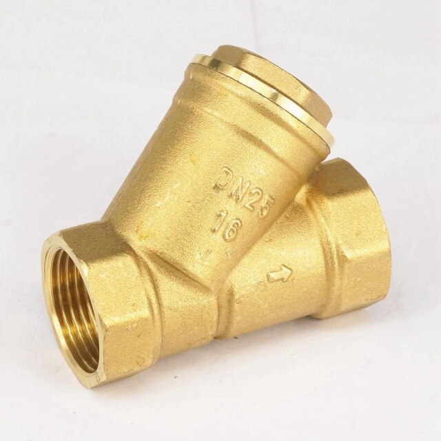 BSP Threaded Brass Y Strainer for media up to 16 BAR (235 PSI). Features a 1mm (also know as 18 mesh or 1000 micron) stainless steel mesh screen on a 60 degree angle to effectively remove suspended particles. Great for screening a line before a control valve or to stop contaminates spreading further down your line and potentially damaging property. Suited for Water, Gases and other Non Corrosive media with temperatures from -20°C to 150°C. Available from size 15m to size 50mm.
