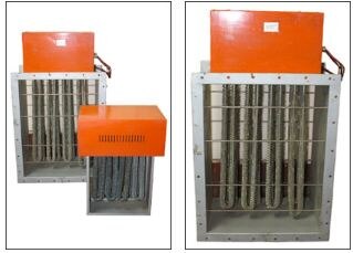 HEATCON heater bank it is possible to heat air or gases up to 800°C and maintain a uniform temperature throughout the room or chamber. Installation is very simple and efficient.
Heater Bank Heater Bank
HEATCON HEATER BANK FEATURES:-
Compact design
Easy to install
High power output
Long service life
Light weight
Customized design
INSTALATION:-
Heating elements made of tubular heating elements.
The bank can be located along the wall, in the roof or base.
Electric fans provide the circulation necessary to maintain a uniform temperature throughout the Burning chamber
Typical applications:-
Pre-heating of plastic raw material.
Heat treatment in the metallurgical industry
Drying of materials in the wood processing industry
Roasting and drying in the food industry
Baking in large bakery ovens
Drying of chemicals