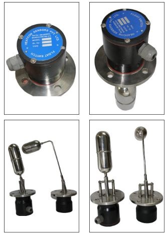 This is an electromechanical device, which can control the level of highly corrosive high temperature liquid or powder. It can also be used for regular applications in storage tanks
Available in horizontal and vertical models also (Float and Flange size as per customer’s requirement).
Float Switch Float Switch
Float Switch Float Switch
Specifications:
Rating
5 Amps
No of contacts
1NO/NA
Contact
Potential free
Float
Made of SS
Flange
Stainless steel
Size of float dia
65mm or 50mm
Float length
100 mm onwards
Flange
Square or round
Terminal cover
Weather proof, cast aluminum