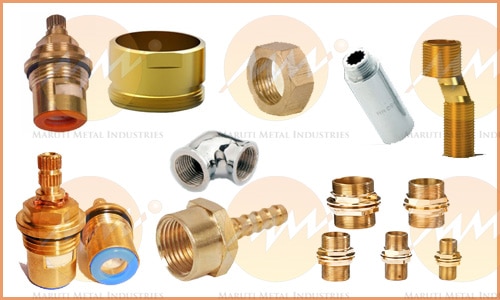 WE ARE THE LEADING MANUFACTURER OF BRASS SANITARY PARTS USING ALL TYPE OF FAUCETS OR TAPS