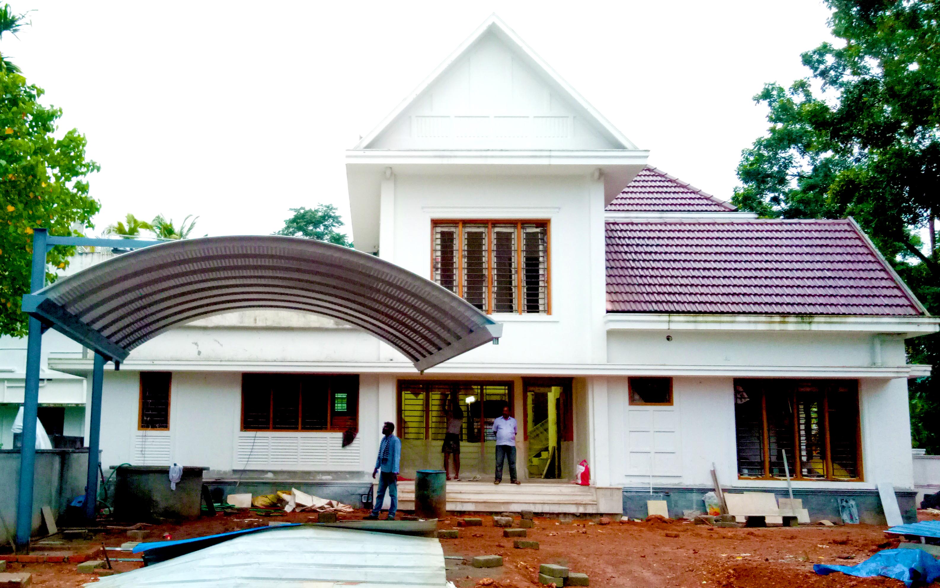 CANTILEVER CAR PORCHES in Kochi, India from I Roofing Enterprises