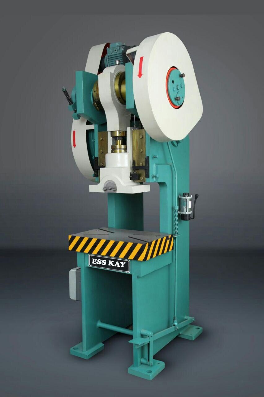 Product Details:
Capacity 20 Ton
Bed Size 355 x 565
Bed To Ram 270 mm
Bolster Thickness 63 mm
Crank Shaft Dia 80 mm
Stroke Length 63 mm
Gear Dia 535 mm
Fly Wheel Dia 665 mm