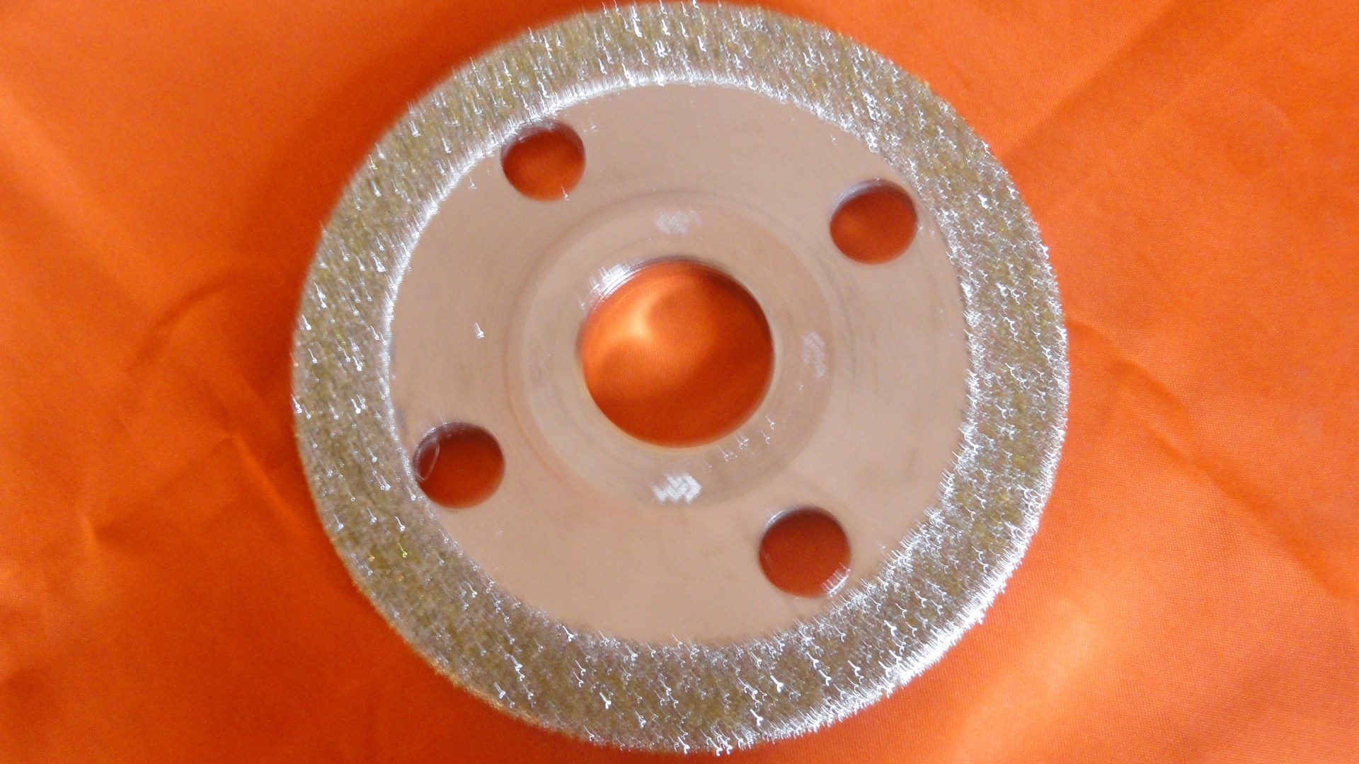 ELECTROPLATED DIAMOND WHEEL
DIA 150mm x BORE 38H7 x THICK 15mm
AS PER CUSTOMER REQUIREMENT