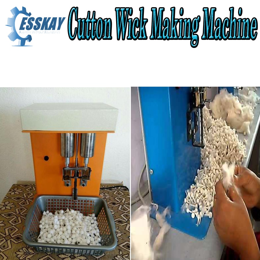 M/s EssKay Trading is the Leading Supplier of This Machine,
we are serving our services from last 30yrs.
Since1984
Semi Automatic Round Cotton wick making machine :
Key competitive advantage:
· compact, portable & affordable.
· easy to use and maintain
· power required :single phase
· Electricity Bill : Rs.100 Per months
· production : 25 to 30 nos. Per minute
· Counting : 1kgs Cotton = 9000 to 10000 no of wick
· provides income generation opportunity for rural and urban people.
· Free :Tool Kit
· 1Year Warranty
For More Detail Call or Whatsapp +919584776611
RkshoriM/s EssKay Trading is the Leading Supplier of This Machine,
we are serving our services from last 30yrs.
Since1984
Semi Automatic Round Cotton wick making machine :
Key competitive advantage:
· compact, portable & affordable.
· easy to use and maintain
· power required :single phase
· Electricity Bill : Rs.100 Per months
· production : 25 to 30 nos. Per minute
· Counting : 1kgs Cotton = 9000 to 10000 no of wick
· provides income generation opportunity for rural and urban people.
· Free :Tool Kit
· 1Year Warranty
Rkshori