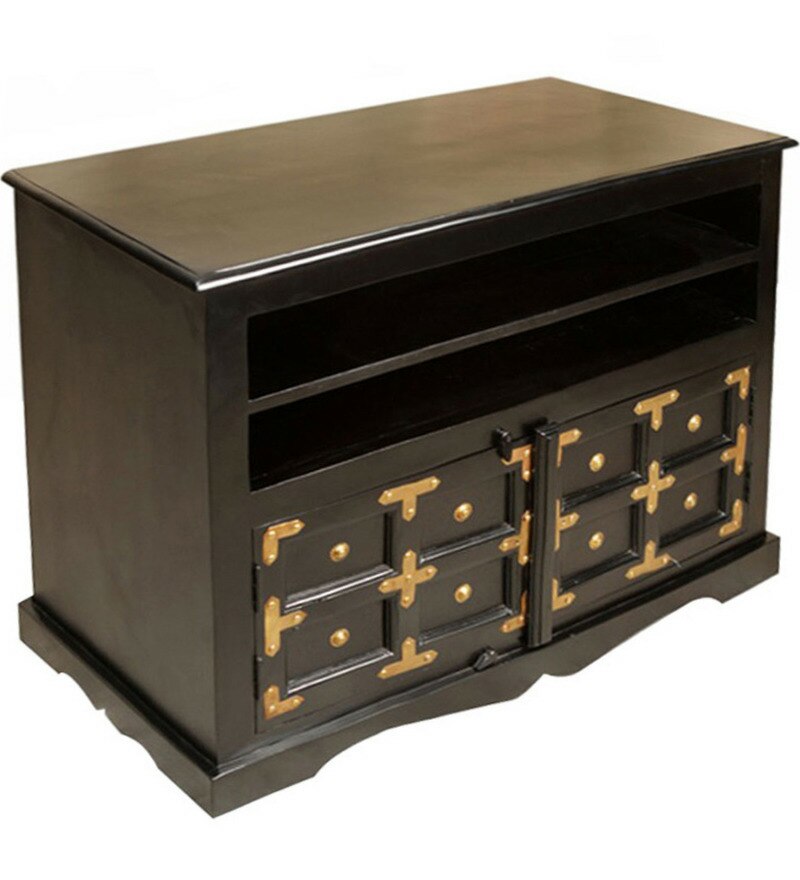 WOODEN TV STAND MAKE WITH SISHAM WOOD WITH BRASH