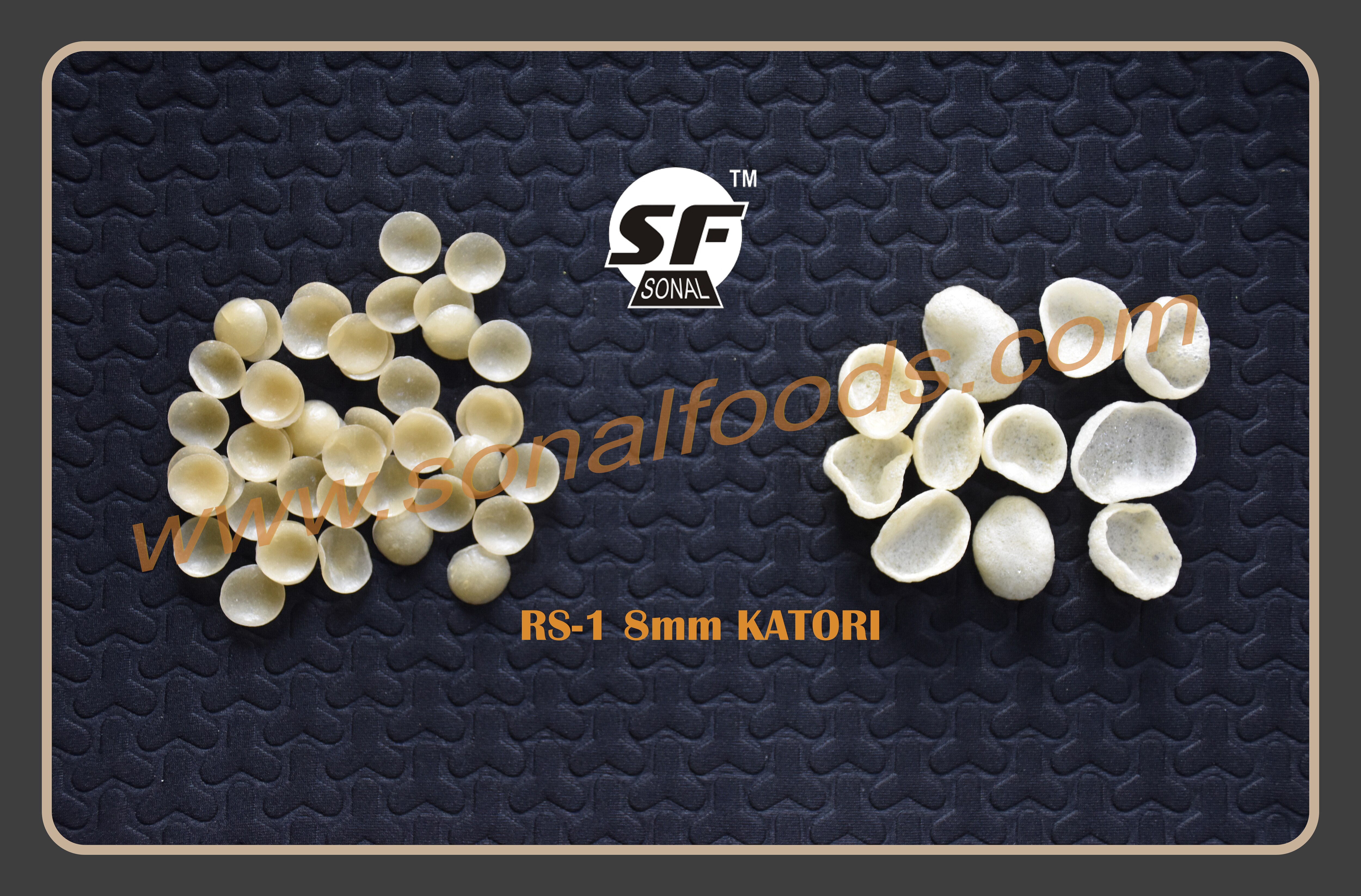 Its a Ready to Fry product.
Shelf Life 12 Months from the manufacturing date.
Expandable by fry / roast / hot air(in microwave)
Expansion Rate : 2-3 Times while frying.
Moisture : Approximately 10 % to 12%
Frying Temperature : 185 °C – 195 °C
We also provide Customized Production and Packaging on Request.