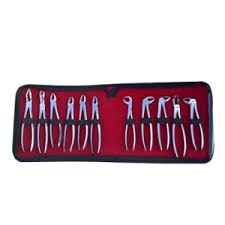 Tooth Forcep Kit Set of 12 Pcs
Make : Oracraft