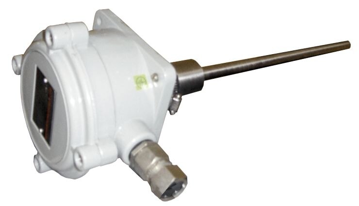 A Dust particulate monitor is a device that is mounted in the discharge stack of a dust collector and continuously monitors the amount of particulate discharge. The particulate monitor uses a technology known as Triboelectric or Triboelectricity. When two different materials come in contact, it is likely that one will leave with more electrons than it started with and the other will leave with less, this is called Triboelectric Effect. The interaction between the probe and particles produces a charge transfer within the probe. The charge is then converted to an output signal.The advanced electronics of the Monitor detect this signal and present it to the operator via a modulating Graphical display.Specification :Range 0-1000 Mg/M3Sensor Base Systems StyleIntegralRemoteRemote Sensor Enclosure: Cost Aluminum, Electrostatically powder coatingProbe Material: 316 Stainless Steel (Slandered) other materials availableInsulator material: Extended High Performance (PFA) Temperature up to 250 C Ceramic (High temperature up to 550 Deg C )Electronics 18 – 32 V DC () at the unit230V AC (Controller)Output: 4-20mA & SPDT RelayProbe Insertion length: 3” to 36” ( 7.6 Cm to 91.4 Cm)Installation Weld the supplied fitting into the pipe or Duct and insert SensorSensor Mounting Flanged½” Male NPTQuick release