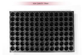 104 Cavities tray are best for planting Marigold, Chilly,Brinjal, Cauliflower,Cabbage.