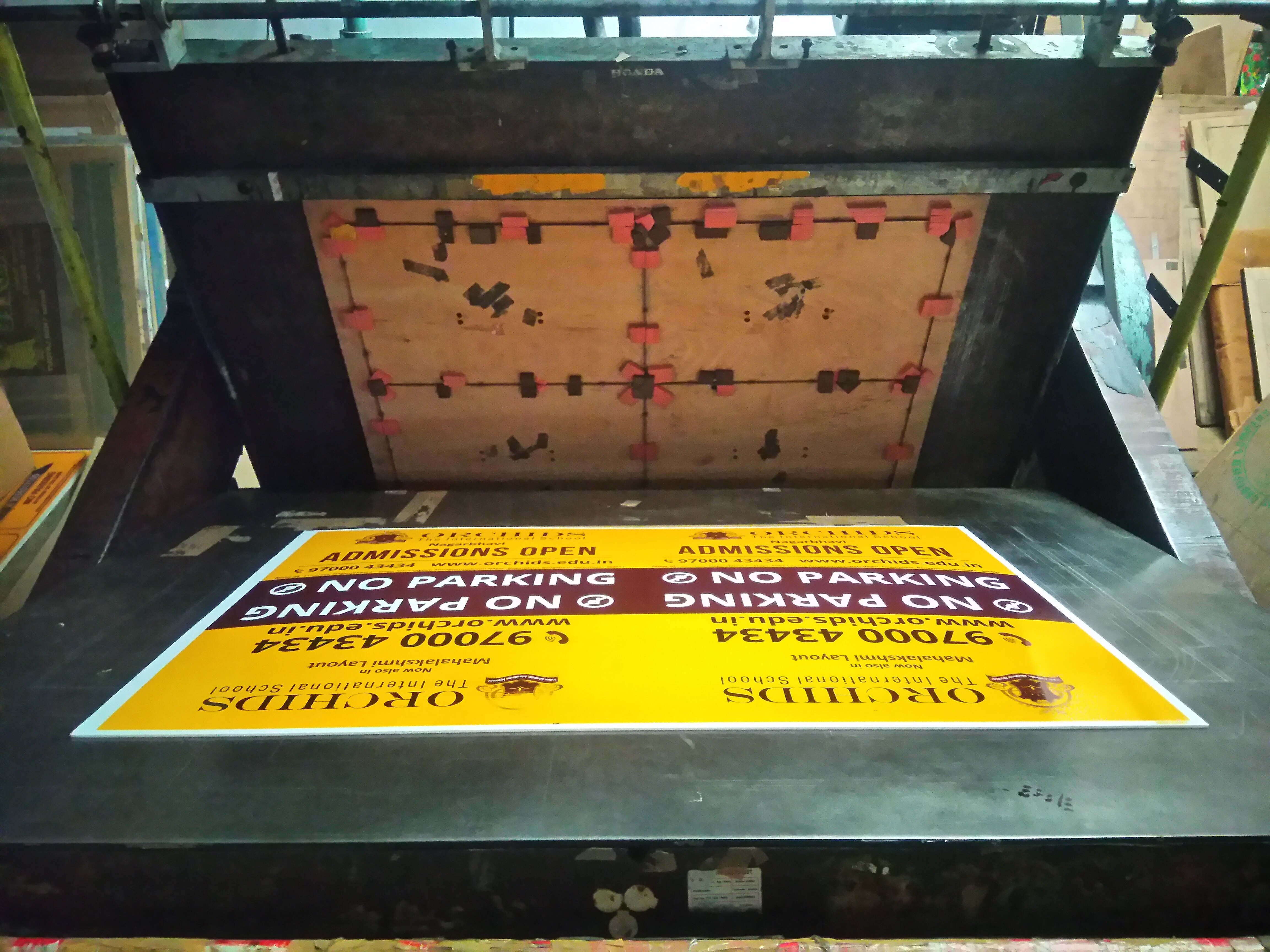 We take up die punching activities involving sizes upto 36