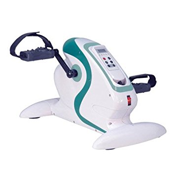 Features for arm and leg exercise with light weight and portable, make your workout and storage easy.
Quiet DC motor drive system, Multi-function display.
LCD display: Scan, Time, Count, Calories.
Hand held speed control,
Adjustable speeds and foldable pedals.