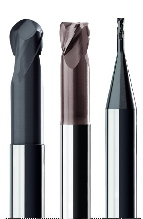 END MILLS FOR HARDENED STEELS 45-70 HRC (Multilayer coating for Hardened moulds) Shree Traders is authorised channel partners/Dealer for Totem, Rajasthan.