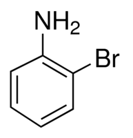 Liquid, d. 1.52
(2-bromoaniline) Assay : Min. 98% C6H6BrN M.W 172.02
100GRAM
