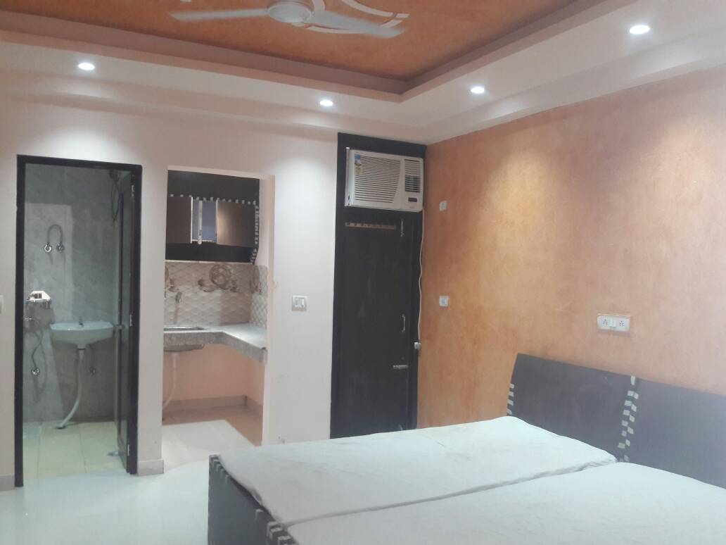 Description :
The building is Wi-Fi enabled so unlimited Internet access available • RO Purified drinking Water & Hygienic food from in-house kitchen served two times inside the room. Facilities: • Fully Furnished rooms • 24 hours water facility • Geyser • Furniture including bed Mattress, wardrobs • Study table chair • LCD TV • Fridge • AC (Air Condition) • intercom • Wifi Internet and cable connection• house keeping • Parking space • 24 Hours Security Guard • 100% Secure for girls.