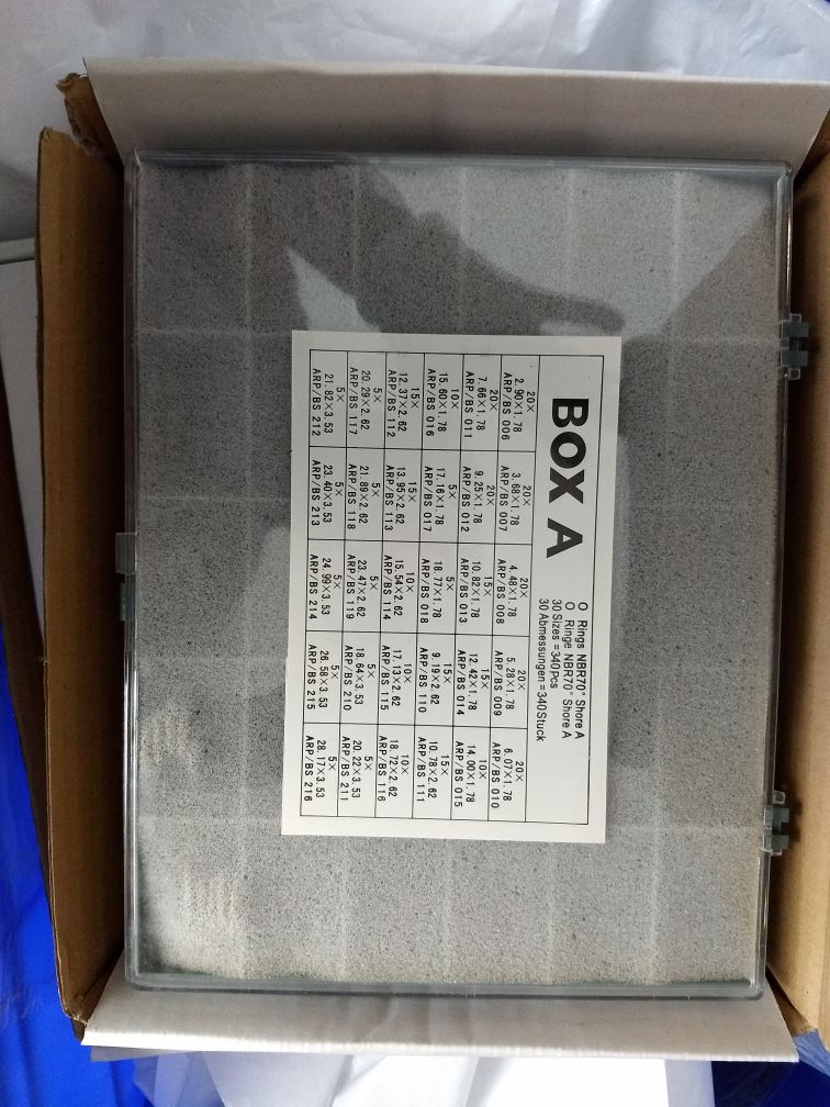 O Ring Box inches