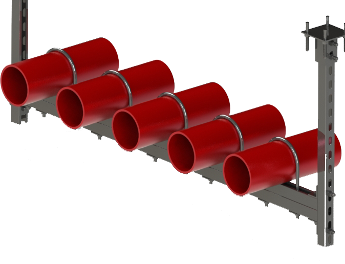 Pipe Clamps Modular Supports in New Delhi, India from Charlie Infra