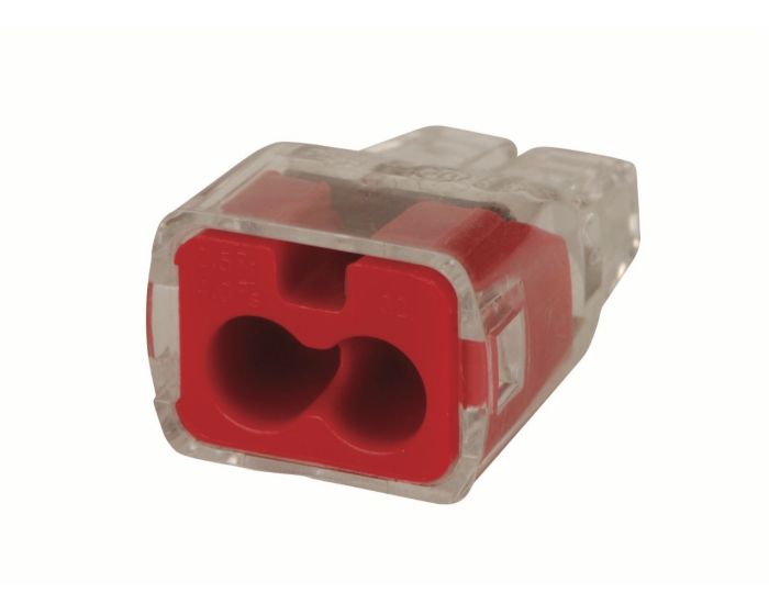 In-Sure® Push-In Wire Connector, Model 32 2-Port Red