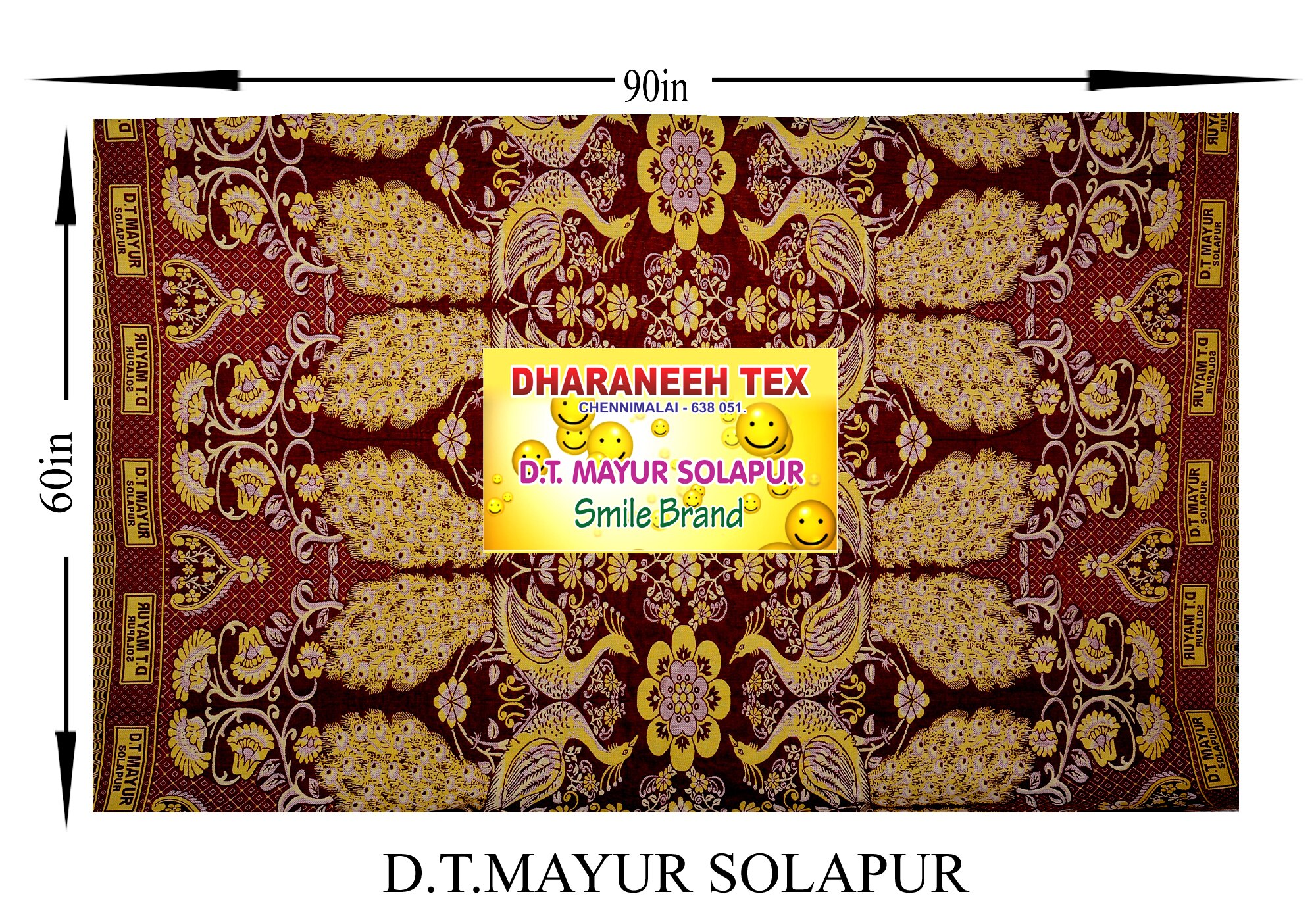 D.T,MAYUR SOLAPUR in Chennimalai, India from Dharaneeh Tex