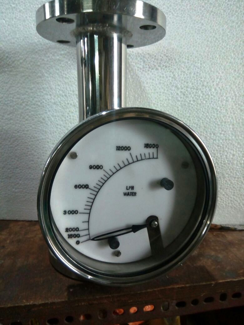 Metal Tube Rotameters are Variable Area type Flow meters designed to measure flow rate of liquids, gases & steam under critical operating conditions where conventional Glass Tube and Acrylic Body Flow meters can not be used. It consists of a tapered metal tube, an indicating assembly and a float. A magnet is encapsuled in a float with rotating magnets connected to an indicating pointer, thus the movement of the float is accurately indicated in terms of flowrate.