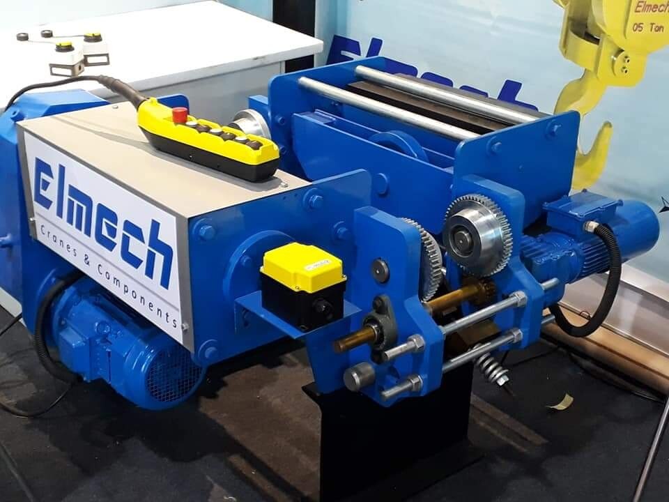 LOW HEADROOM HOIST Elmech Cranes & Components Pvt Ltd, Vadodara
