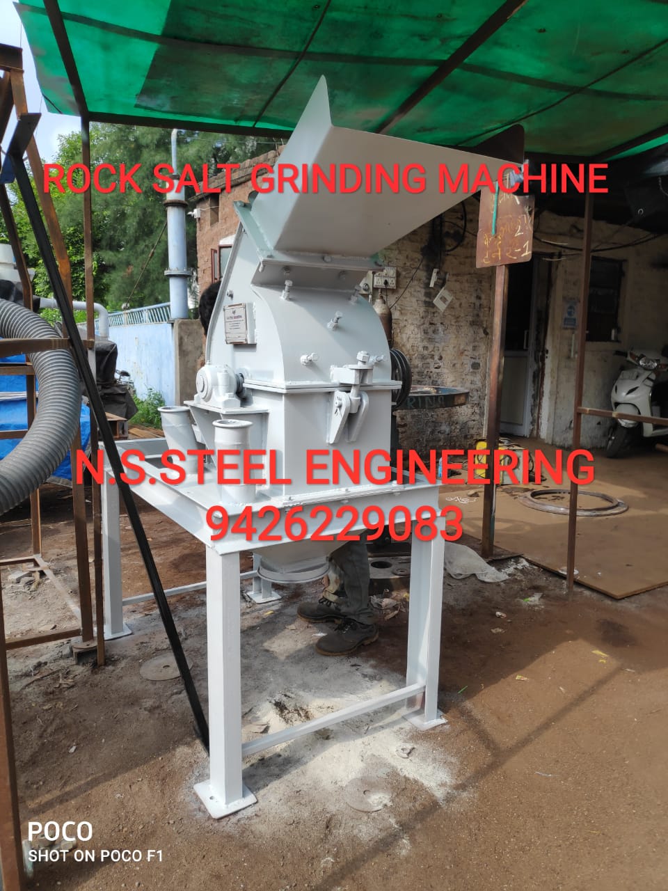 ROCK SALT GRINDING MACHINE N.S. Steel Engineering, Vadodara