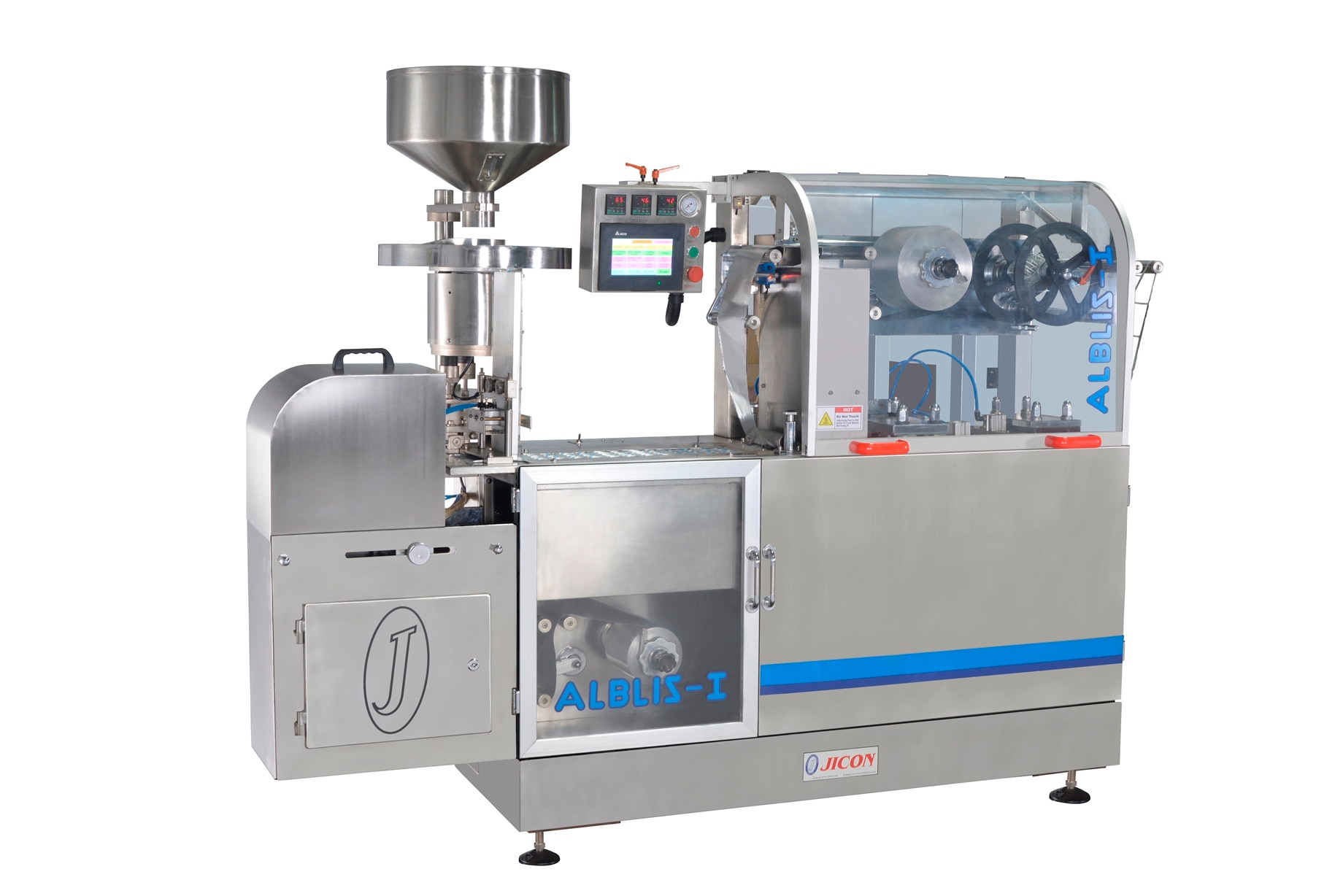 ALBLIS-I: Automatic Flat Plate Blister Packing Machine