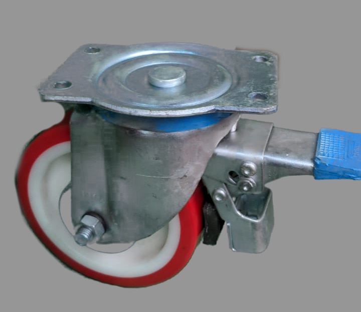 PUPP CASTOR 125 X 32 SW MD NYL BRK