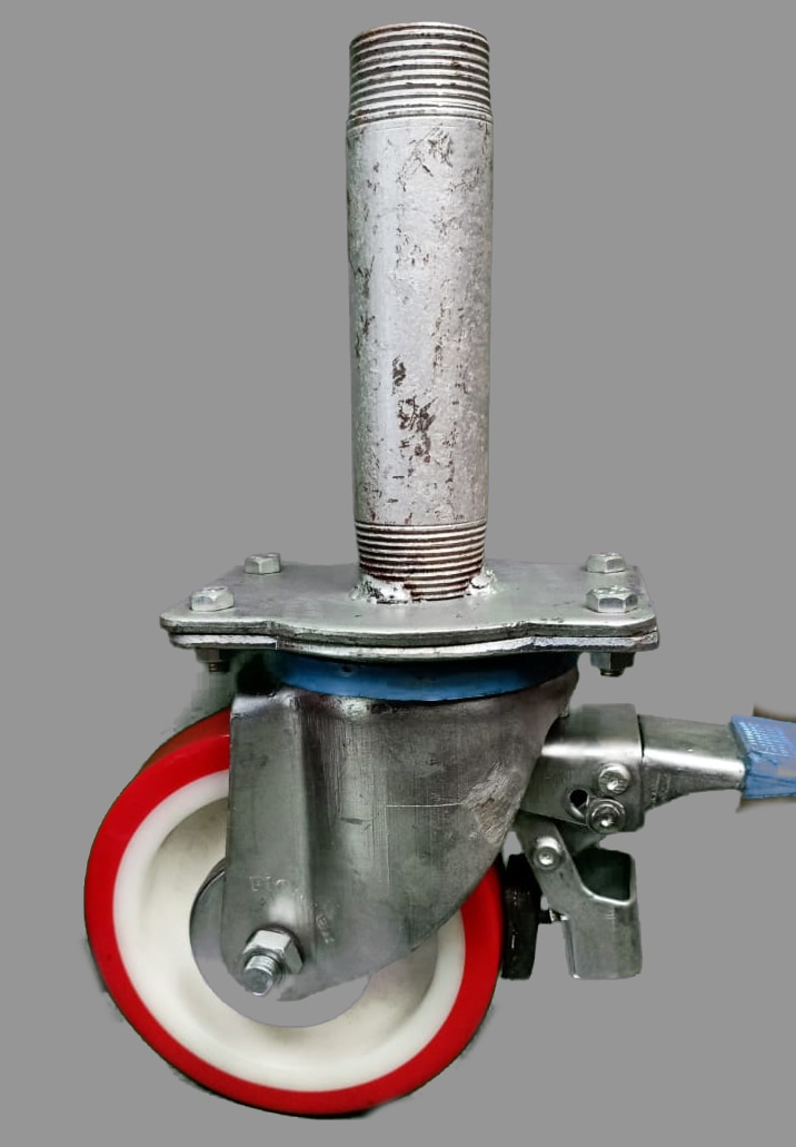 PUPP CASTOR 125 X 32 SW MD NYL BREAK