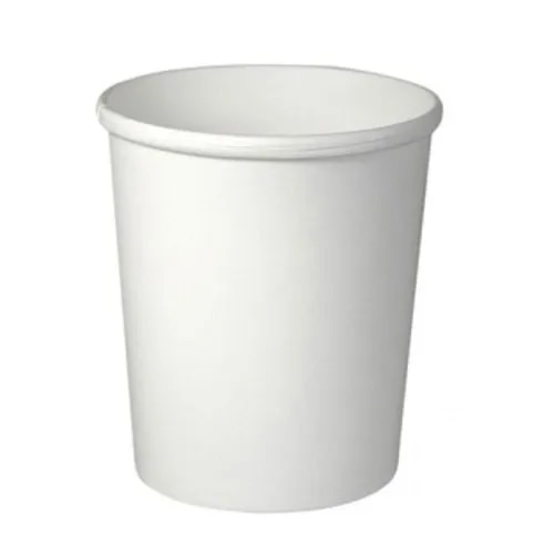 White Paper Disposable Glass