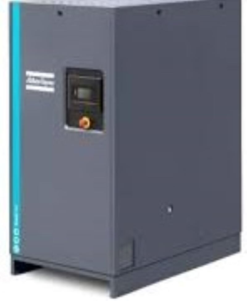 The ultimate smart solution, driven by efficiencyAtlas Copco’s GA compressors bring you outstanding sustainability, reliability and performance, while minimizing the total cost of ownership. A compressed air solution that perfectly matches your requirements with clear value propositions. Built to perform even in the harshest environments, these compressors keep your production running efficiently.Best-in-class Free Air Delivery.• Lowest energy consumption for applications with a stable air demand.• Intelligent features boost efficiency and reliability.• Integrated refrigerant dryer.• Elektronikon® Touch controller.• SMARTLINK real-time, remote monitoring and optimizationThe GA 30+-75+ is our fixed-speed oil-injected rotary screw compressor that sets the industry standard. It gives you more of the things that really matter more energy savings, more air, and a longer lifetime. Its state-of-the-art compression element and a host of advanced features ensure maximum performance with best-in-class efficiency.Maintenance-free drive system• 100% maintenance-free; totally enclosed and protected against dirt and dust.• Suitable for harsh environments.• No coupling or slippage losses.• Standard up to 46˚C/115˚F; high ambient version 55˚C/131˚F.IE4 Super Premium Efficiency motor• IP55, insulation Class F, B rise.• Non-drive side bearing greased for life.• Designed for continuous operation in harsh environments.Robust spin-on oil filter• High efficiency; removes 300% smaller particles than a conventional filter.• Integrated bypass valve with the oil filter.• 8,000-hour service interval (GA 55+/GA 75+).Oil cooler and aftercooler for tropical environments• Low element outlet temperatures ensure long oil lifetime.• Removal of nearly 100% of condensate with integrated mechanical separatorSmart Thermostatic Control System (GA 55+/GA 75+)• Intelligent algorithm achieves ideal injection temperature.• Combines multiple operational parameters, including ambient temperature, pressure, humidity and load.• Increases compressor efficiency and reliabilityIntelligent sensors (GA 55+/GA 75+)• Pressure drop sensors monitor the lifetime of the inlet filter, the oil filter and the oil separator.• CAN-cables allow for easy updates.Elektronikon® Touch for remote monitoring• High-tech controller with warning indications, compressor shutdown and maintenance scheduling.• Standard SMARTLINK remote monitoring to maximize air system performance and energy savings.• Optional multiple compressor control (2, 4 or 6 compressors).Heavy-duty air intake filter (GA 55+/GA 75+)• Protects compressor components by removing 99.9% of dirt particles down to 3 microns.• Long 8,000-hour lifetime.GA 55+/GA 75+ exclusive:Smart Temperature Control System Our in-house developed Smart Temperature Control System introduces a new level of element efficiency and reliability. Its intelligent algorithmcalculates the ideal oil-injection temperature based on parameters such as ambient and oil temperature, pressure and load, and air humidity.When necessary, the STC valve routes the oil via the coolers to achieve that ideal temperature to maximize compression efficiency and eliminateany risk of condensation.Model Ga30+ to GA 75+, FAD range from 210 CFM to 547 CFM @7.5 Bar, various Pressure range from 7.5 bar to 13 Bar.Unit performance measured according to ISO 1217, Annex C, Edition 4:2009.** A-weighted emission sound pressure level at the work station, Lp WSA (re 20 μPa) dB (with uncertainty 3 dB).Values determined according to noise level test code ISO 2151 and noise measurement standard ISO 9614.FAD is measured at the following working pressures:- 7.5 bar versions at 7 bar- 8.5 bar versions at 8 bar- 10 bar versions at 9.5 bar- 13 bar versions at 12.5 barReference conditions:- Absolute inlet pressure 1 bar (14.5 psi)- Intake air temperature 20°C/68°FPressure dewpoint of integrated refrigerant dryer at reference conditions:3ºC, 37°F