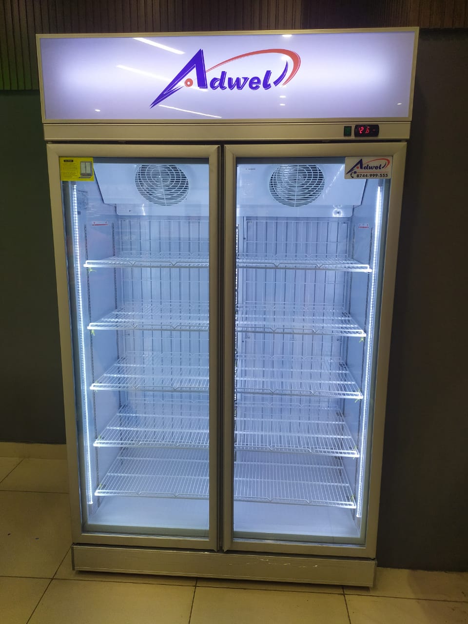Vertical Glass Door Freezer in Gangtok ADWEL INDIA PRIVATE LIMITED, New Delhi