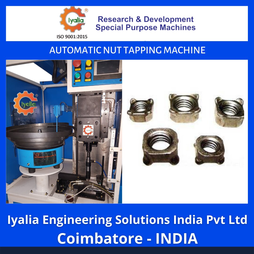Automatic Nut Tapping Machine Iyalia Engineering Solutions India Priva