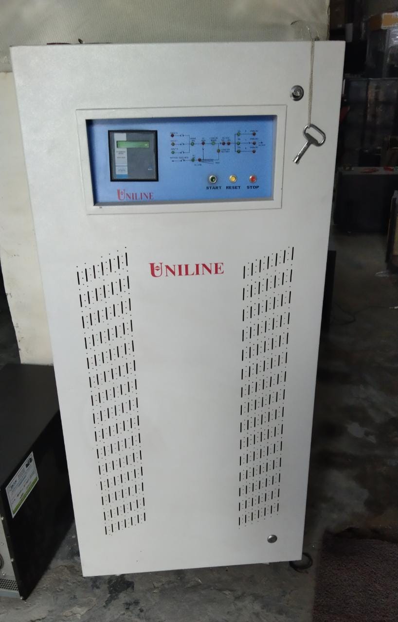 40 KVA POWER USED ONLINE UPS IN GOOD CONDITIONS. VERY LESS USED ON DATA CENTER. INBUILT ISOLATION TRANSFORMER.