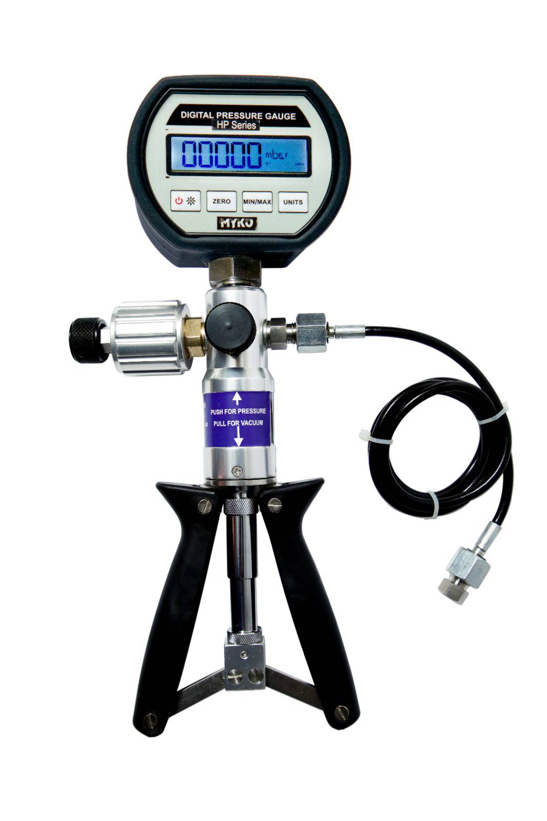 Pneumatic Hand Pump For Pressure Calibration Myko Electronics Pvt Ltd