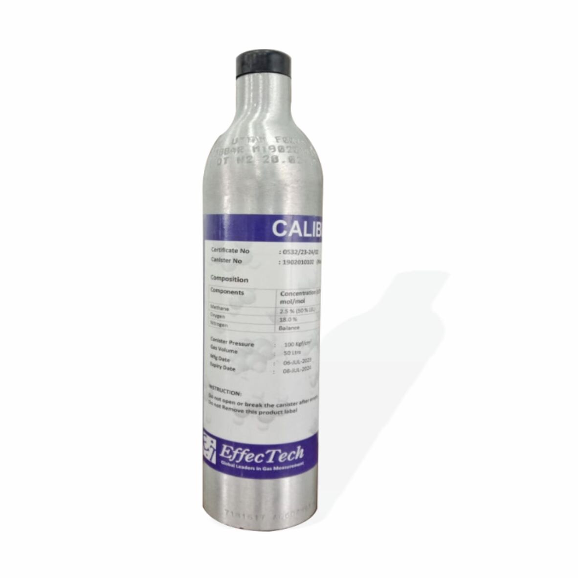 CALIBRATION GAS MIXTURE IN NEW 0.5 LTR. Mark Safety Appliances, Vadodara