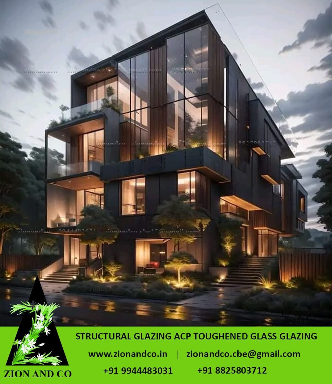 COLOR STRUCTURAL GLAZING