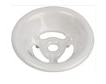 Ceramic drain strain
