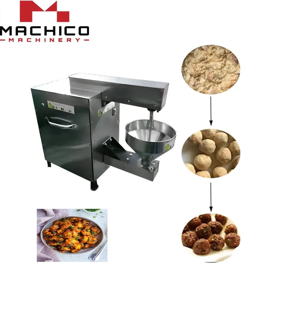 Automatic manchurian ball cuting machine