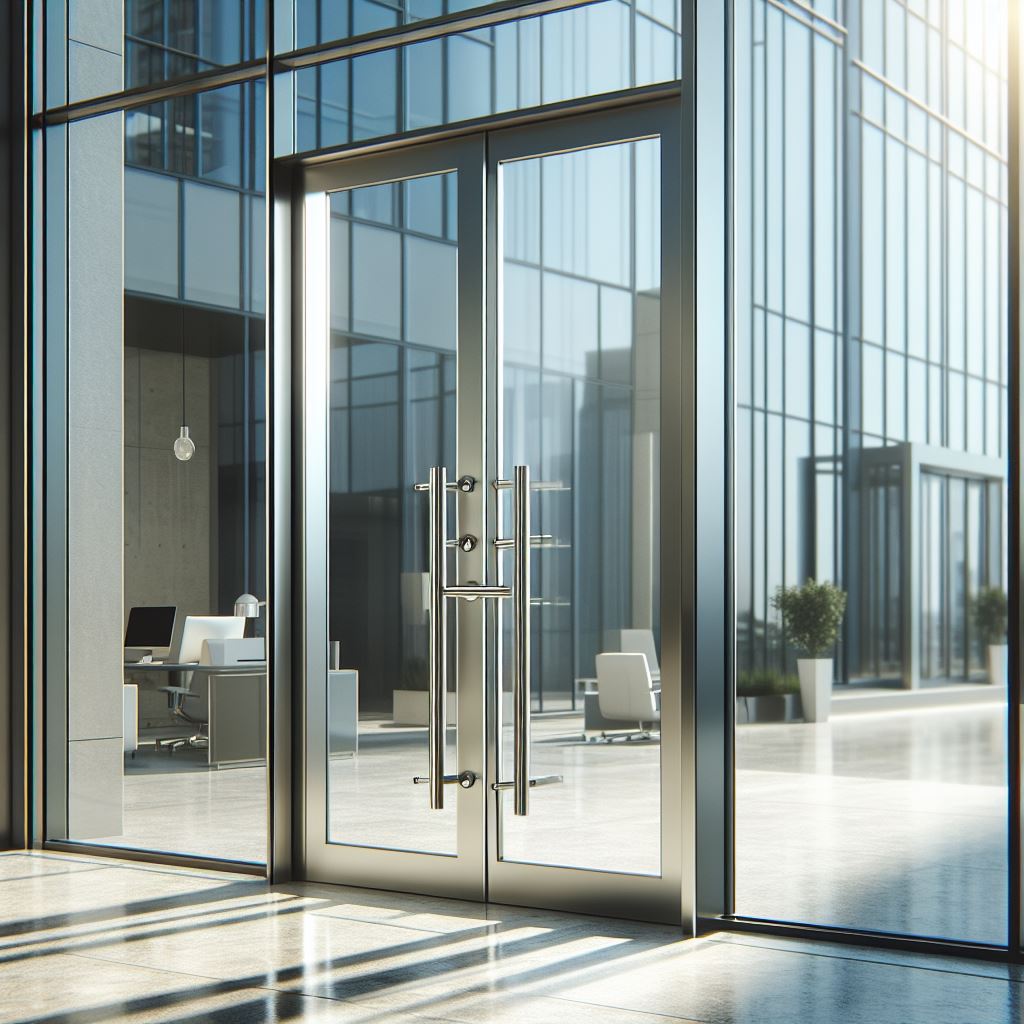 Toughened glass door -Inspirations Interiors, Chennai