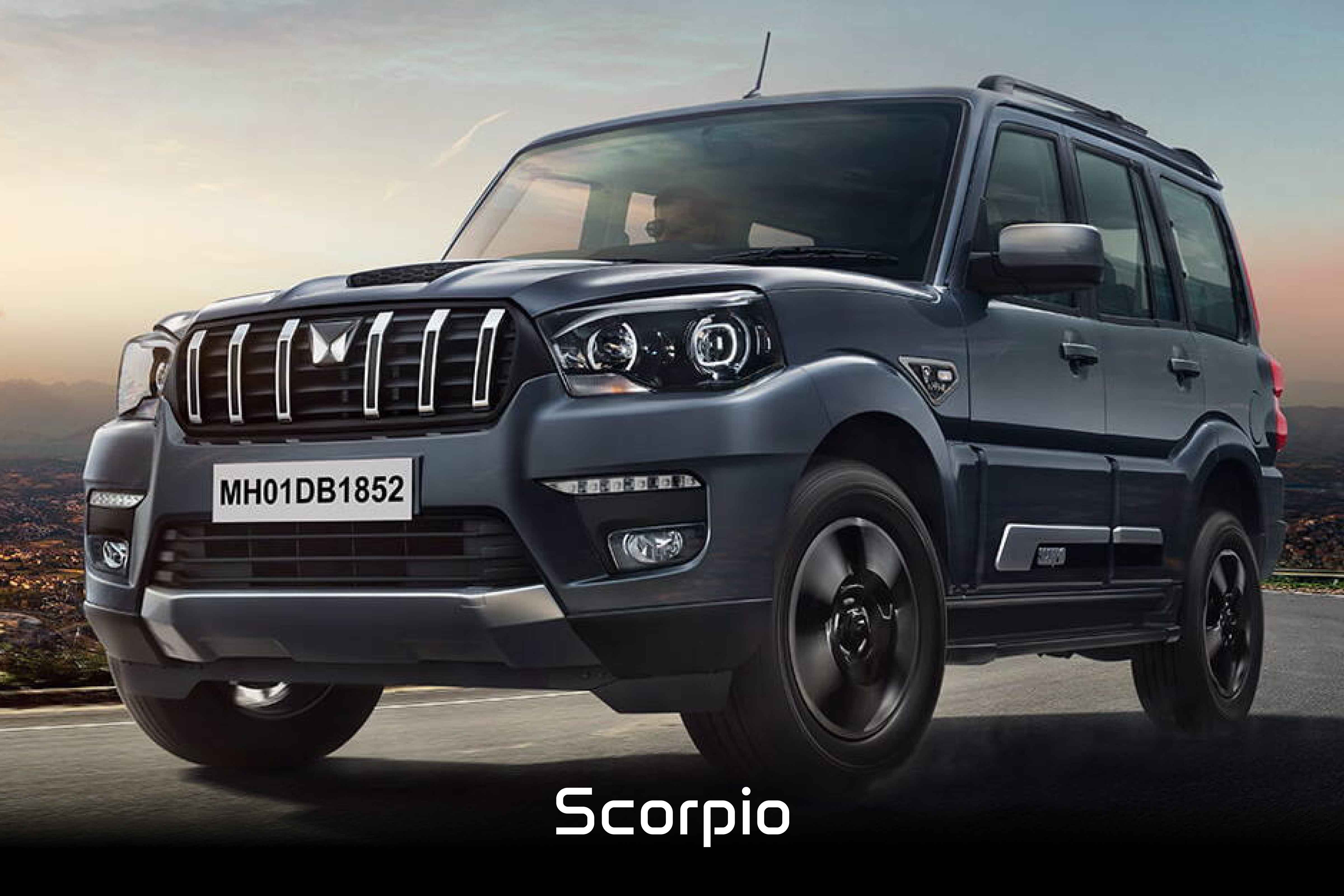 A Mahindra Scorpio's