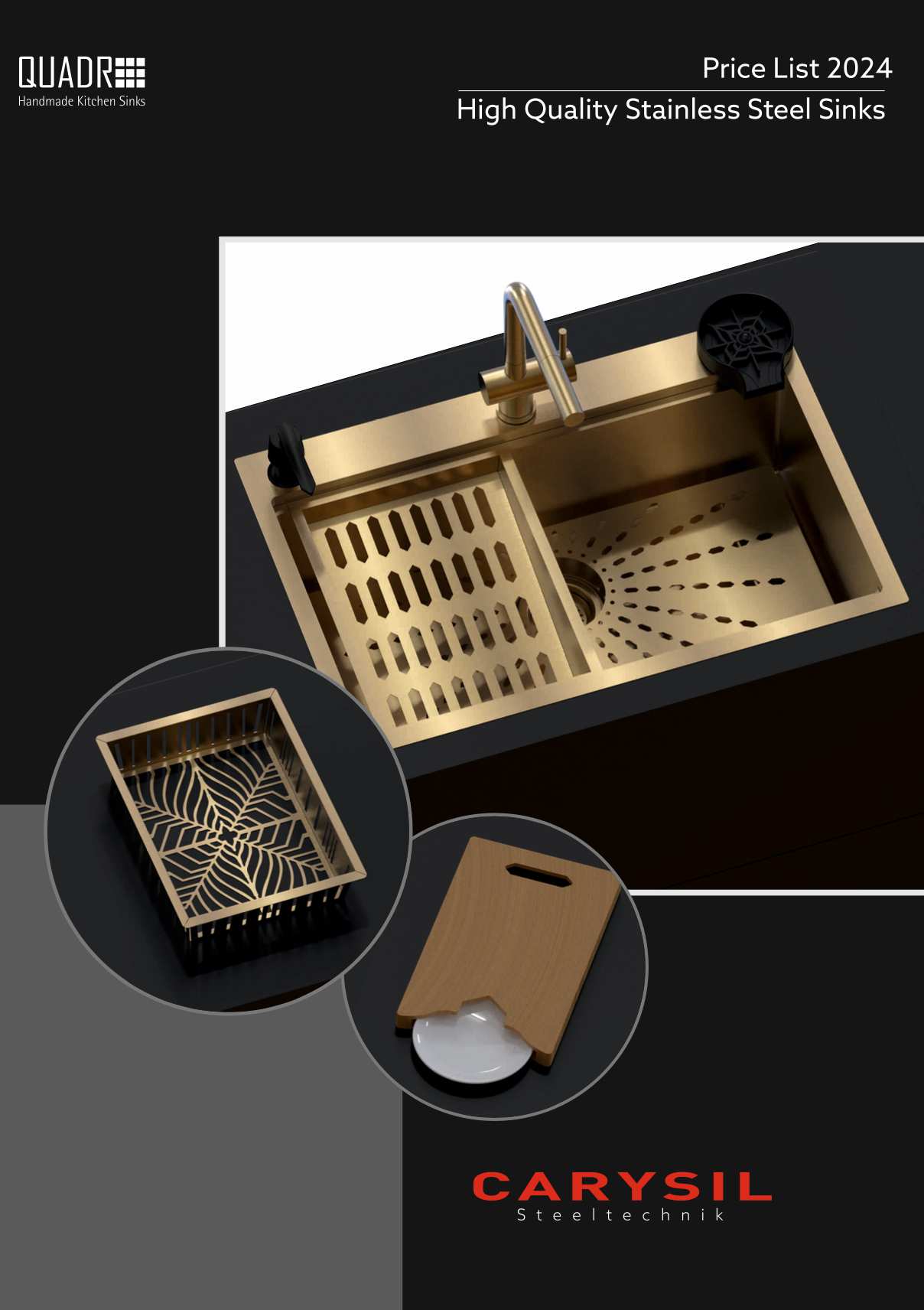 CARYSIL Stainless Steel Kitchen Sink 2024 in CARYSIL Stainless Steel ...