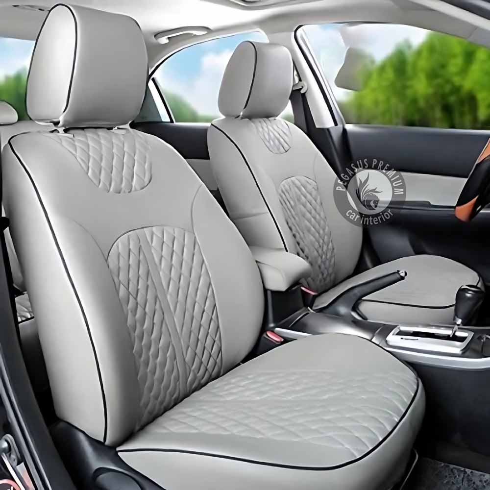 Hyundai Santro Seat Cover in Grey -Pegasus Premium, Delhi