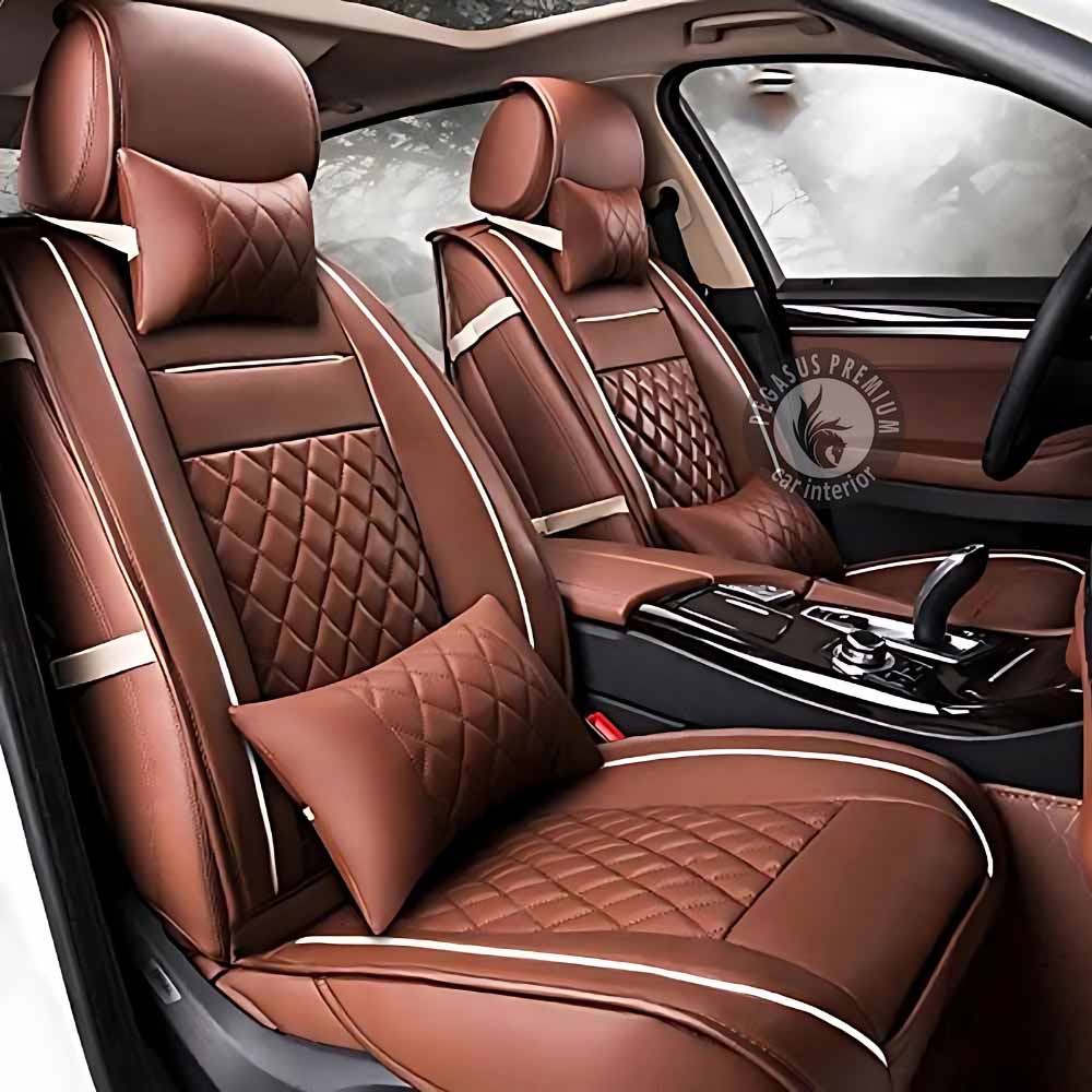 Hyundai Santro Seat Cover in Tan -Pegasus Premium, Delhi