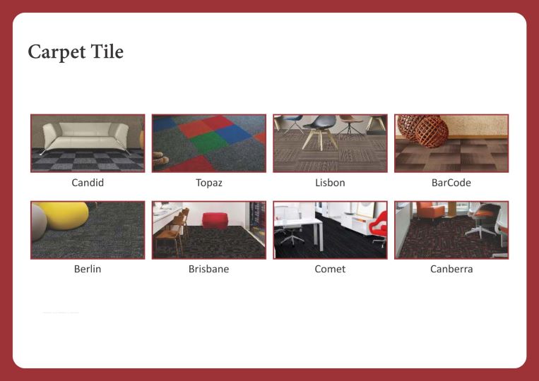 Carpet tiles, also k