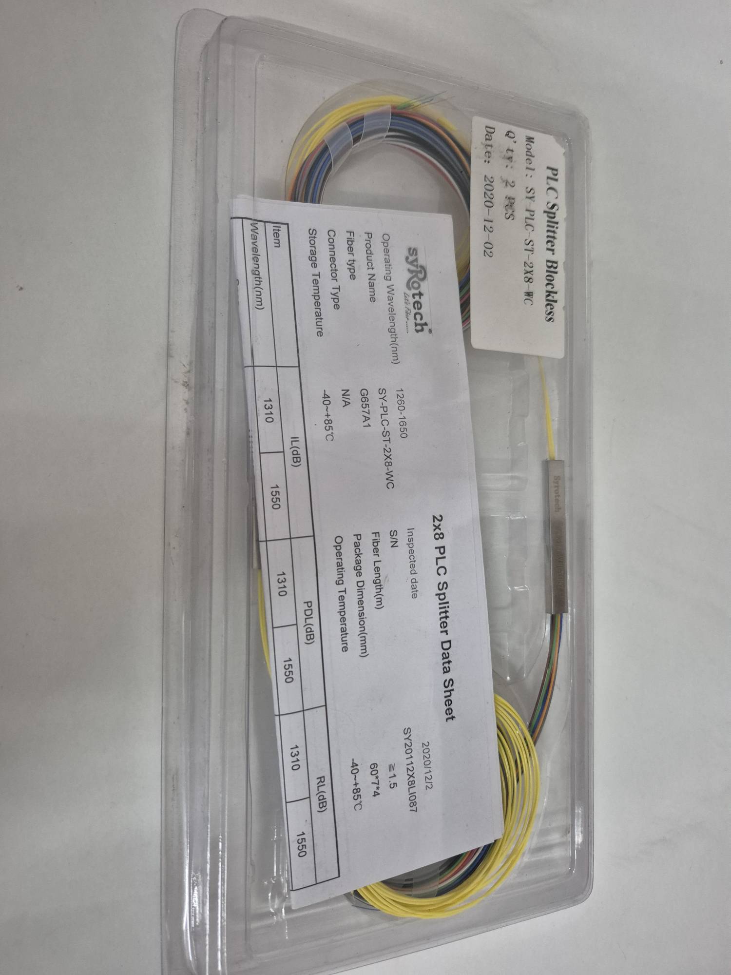 Fiber optic splitter